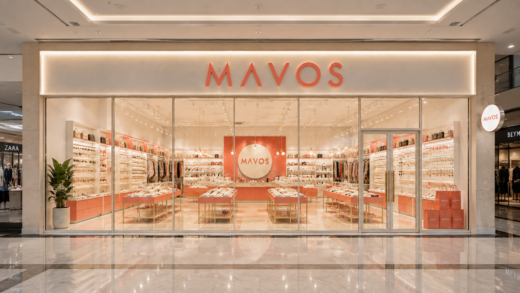 MAVOS mağaza dış görünümü